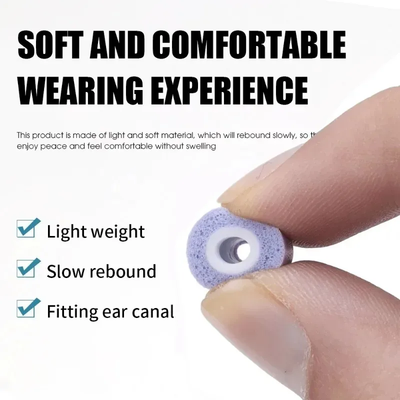 1-3Pairs Memory Foam Eartips f - Earphone Foam Tip ulasan dan harga