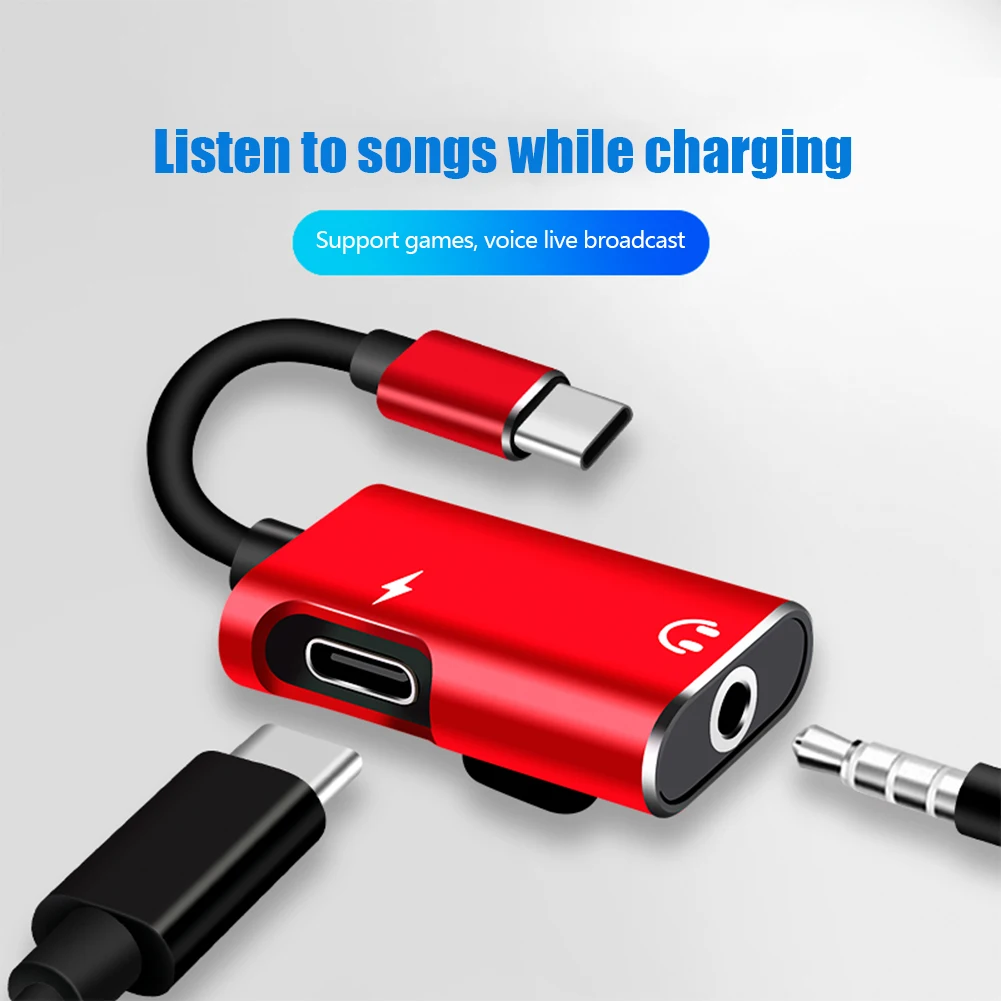 Type C To 3.5mm Jack Adapter F - Earphone Splitter Jack ulasan dan harga