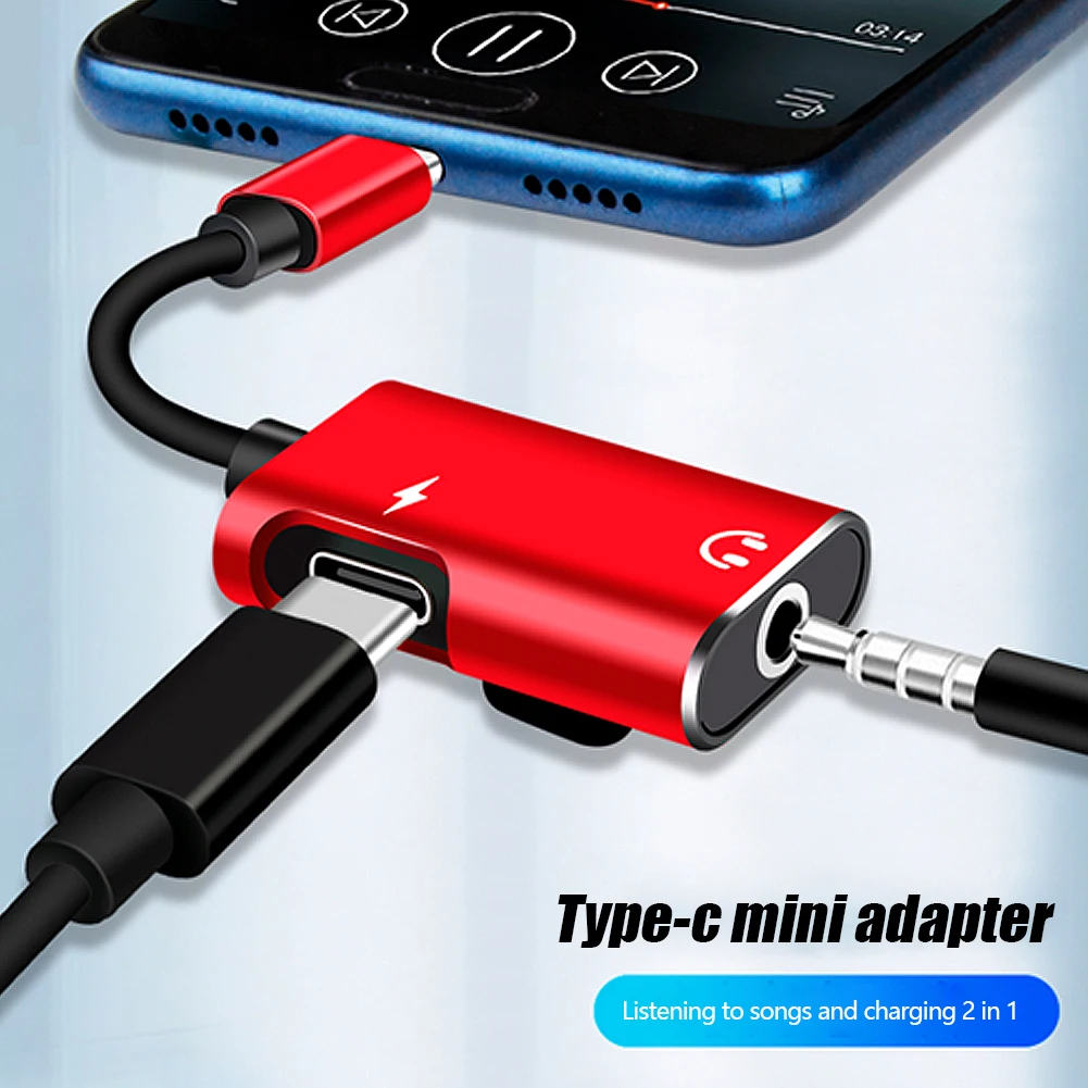 Type C To 3.5mm Jack Adapter F - Earphone Splitter Jack ulasan dan harga