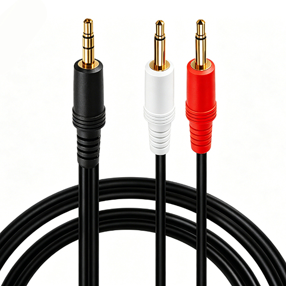 3.5mm TRS Stereo Male To Dual  - Cable Extension 3.5 ulasan dan harga