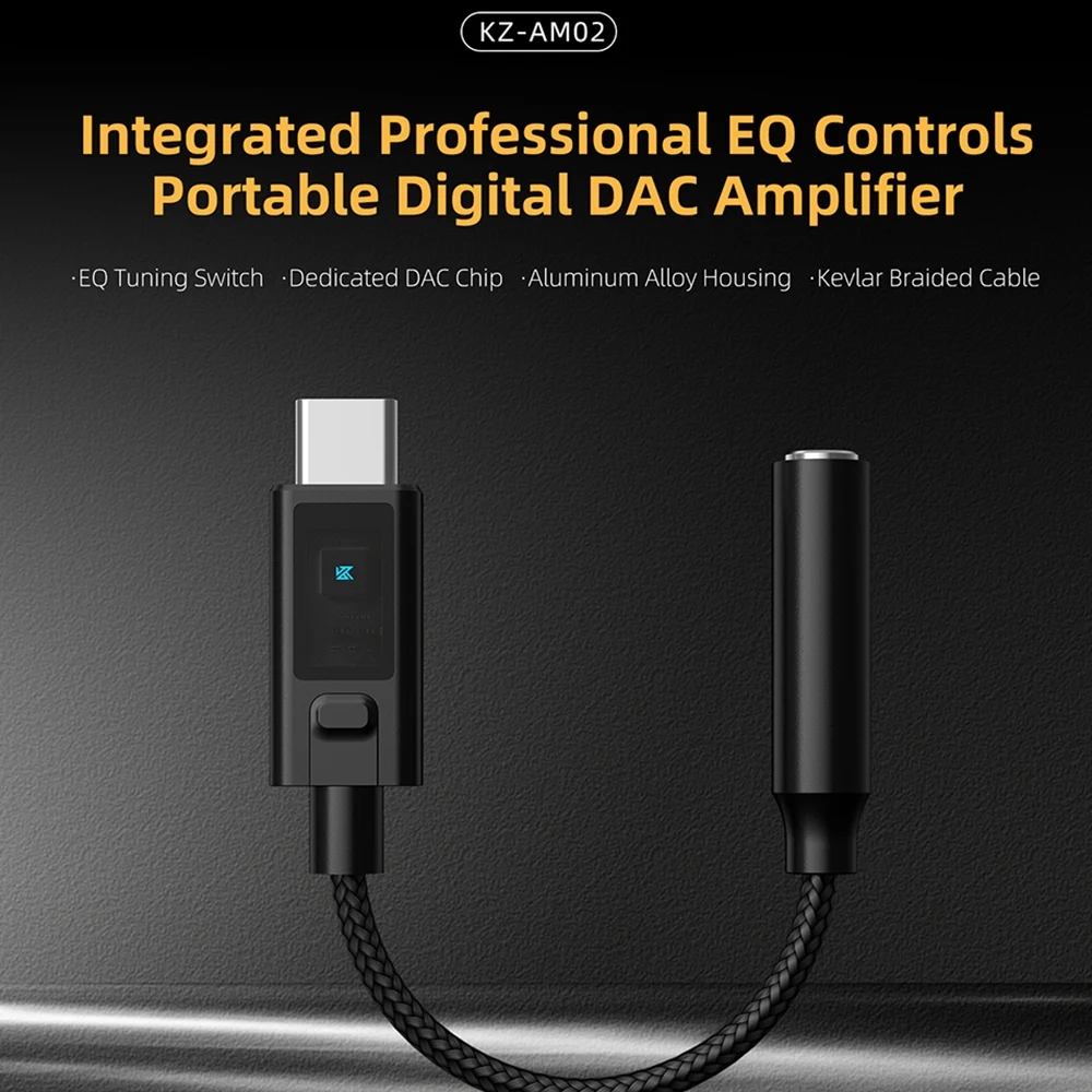 KZ AM02 Portable Digital Earph - Usb C Earphone ulasan dan harga