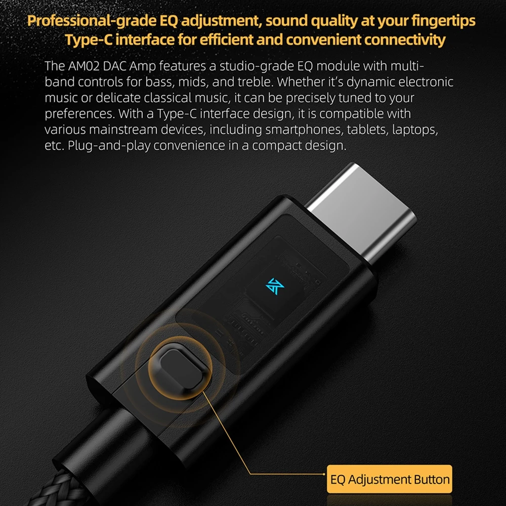 KZ AM02 Portable Digital Earph - Usb C Earphone ulasan dan harga