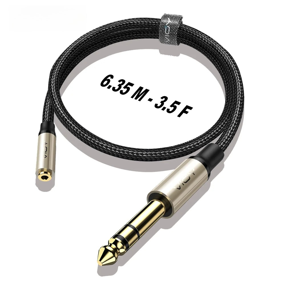 Headphone Adapter 6.35mm TRS M - Cable Extension 3.5 ulasan dan harga
