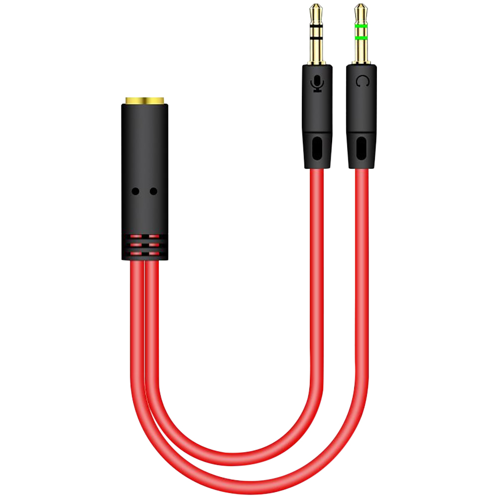 3.5mm Jack 2 Male To 1 Female  - Cable Extension 3.5 ulasan dan harga