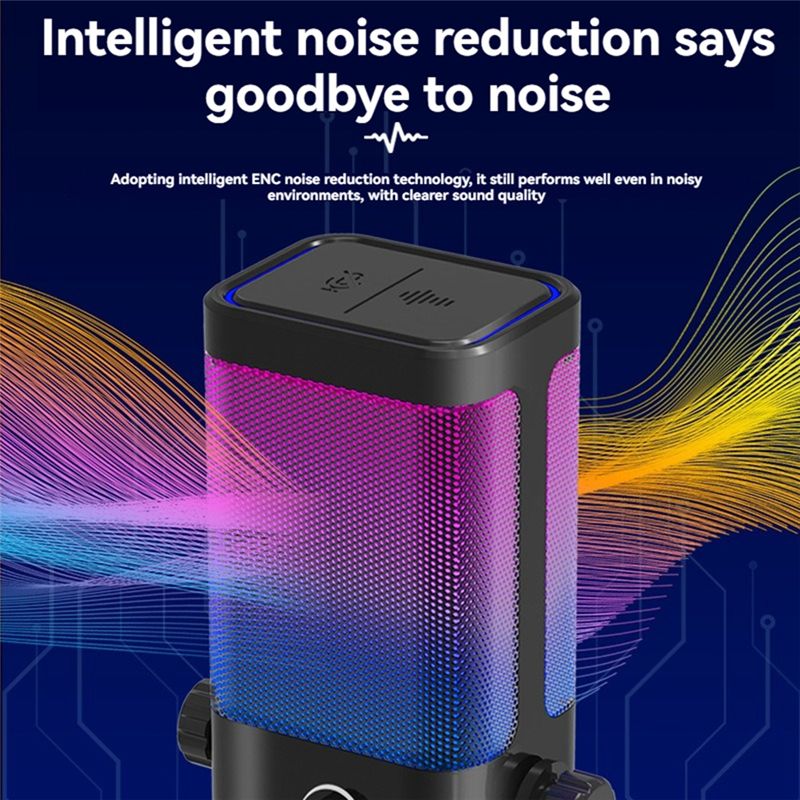 ABZZ-RGB Gaming Microphone USB - Gaming Headset Rgb ulasan dan harga